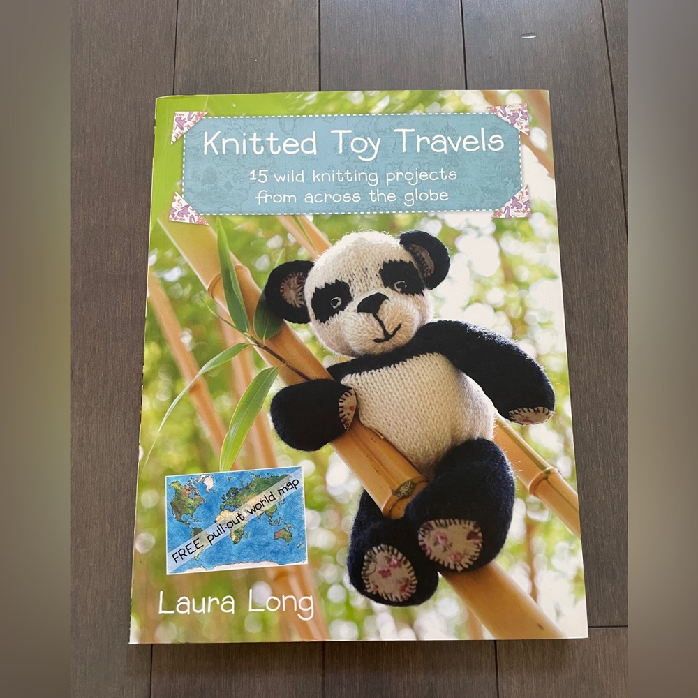 Knitted Toy Travels Book by Laura Long